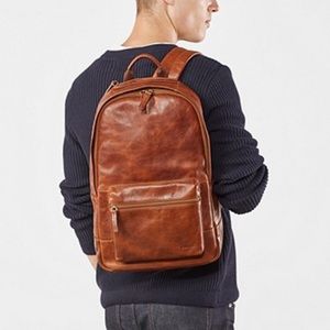 Fossil Leather Bookbag